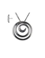 Collier Gemoro Femme in Or blanc Diamante PB1522BIA - PB1522BIA